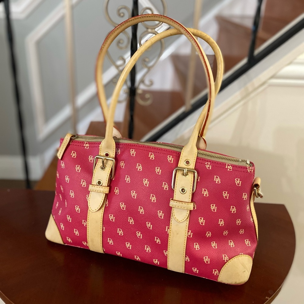 Dooney & Bourke Signature Pink Leather purse
